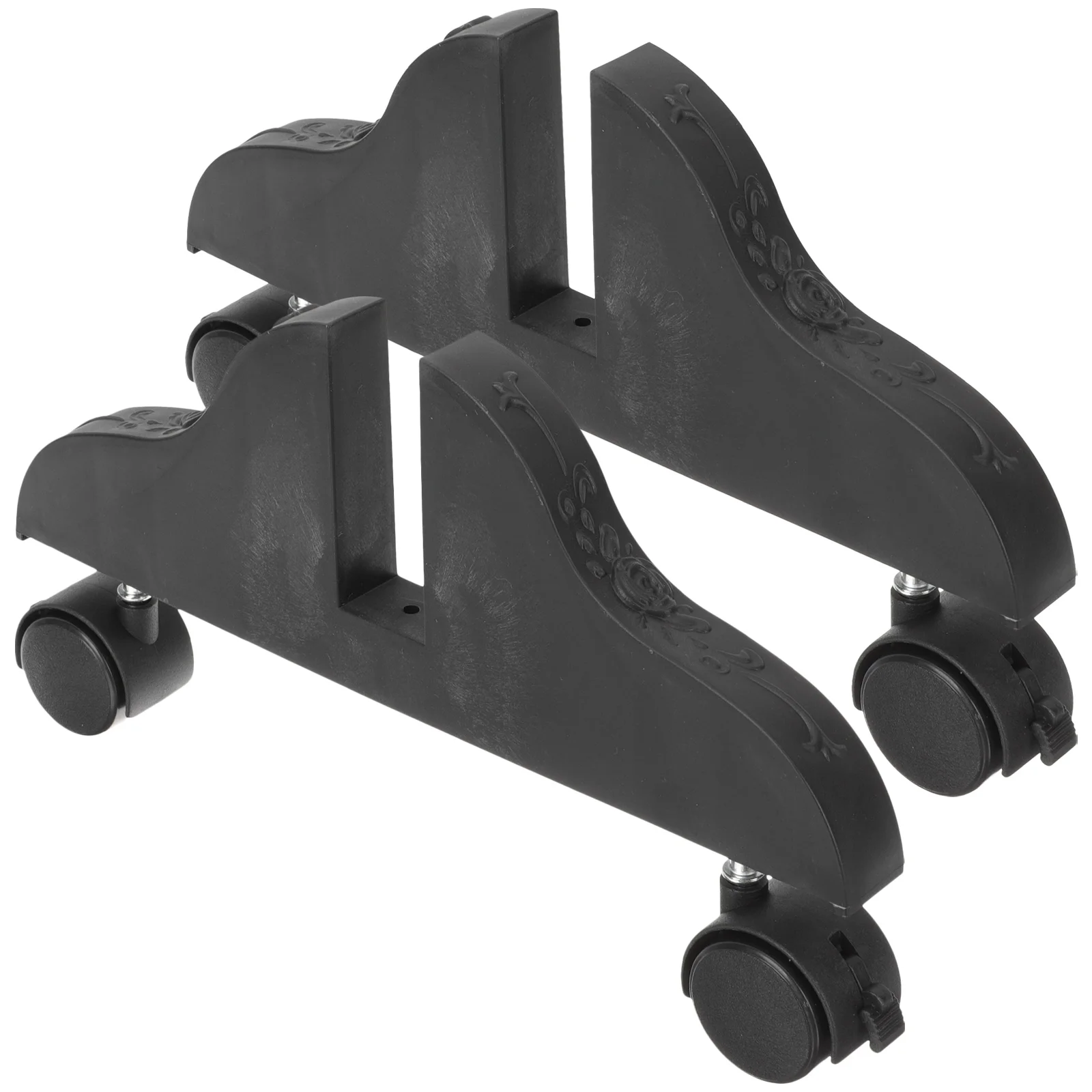 2 Pcs Safe Efficient Divider Stand Thickened Base Screen Feet Supplies Room Separator Clamps Privacy Holders Office