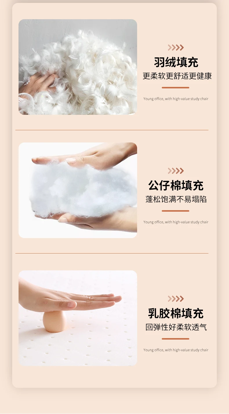 Description Picture 5 of itemComfortable Nordic Office Chair Nordic Cover Stretch Designer Luxury Office Chair Footrest Support Swivel Silla Gamer Furniture