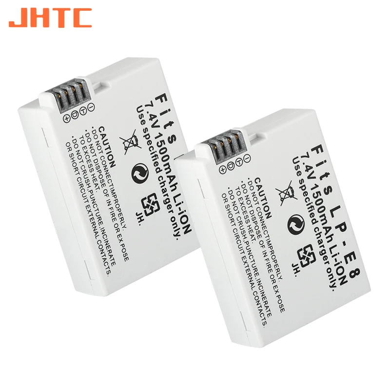 Lp-E8 Batteria Lpe8 Lp E8 Per Batterie Canon Eos 550D 600D 650D 700D X4 X5 X6I X7I T2I 1500Mah