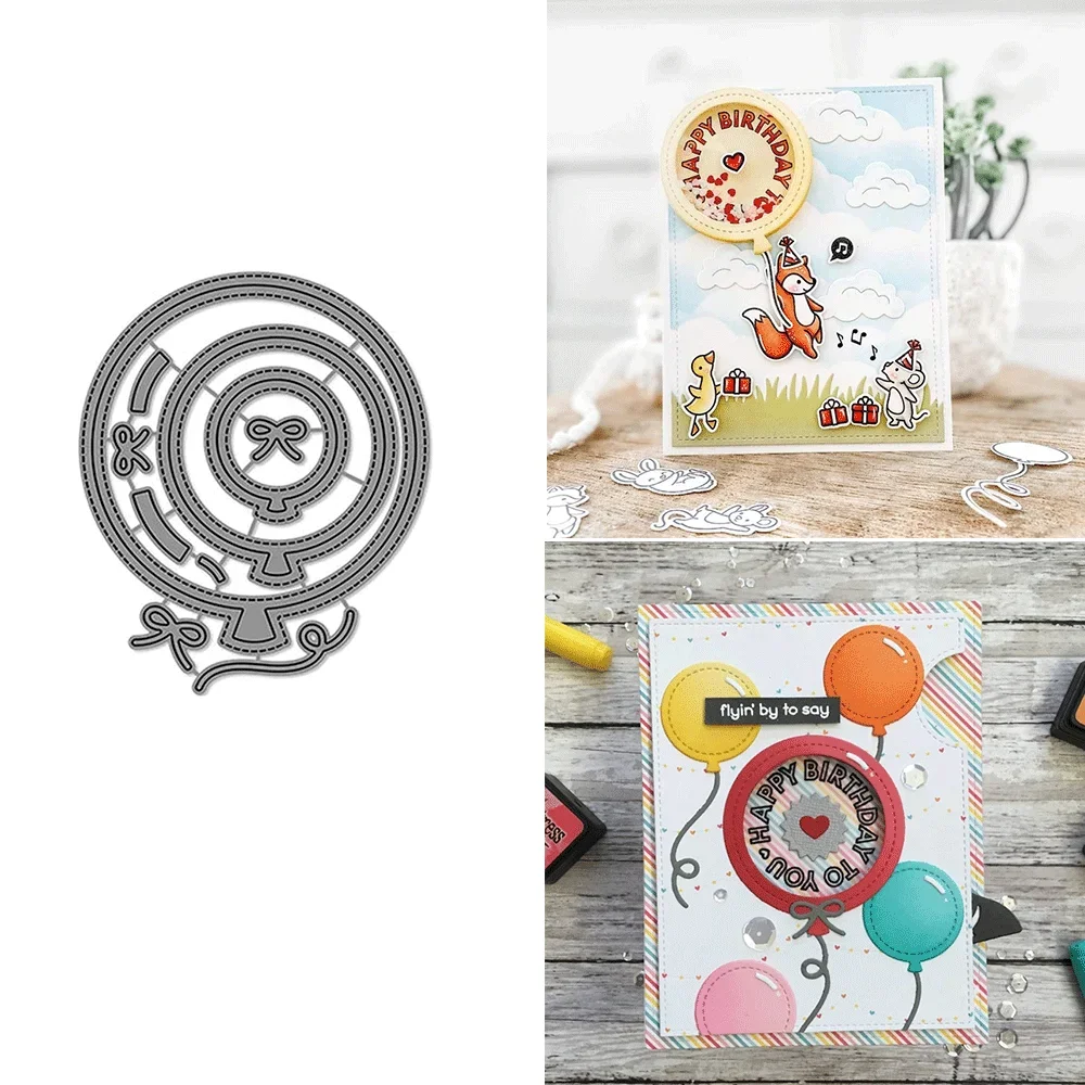 Meadow Backdrop Gift Box Metal Cutting Dies for DIY Crafting and Scrapbooking