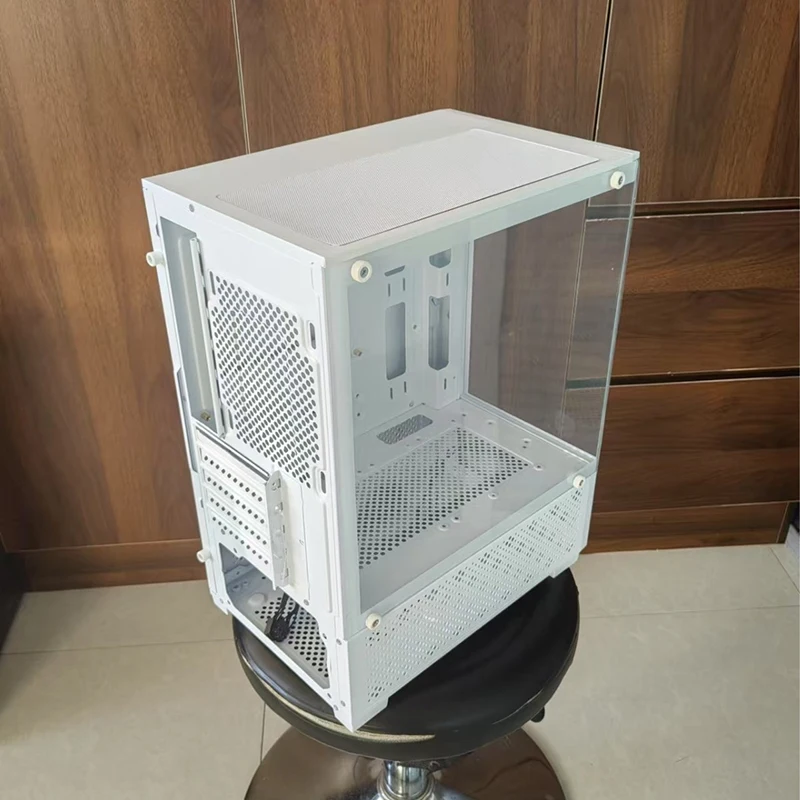 270 Degree Transparent Computer Case PC Tower For M-ATX/ITX