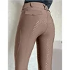 Black Full Seat Silicone Equestrian Breeches Anti-pilling Horse Riding Tights Women  Riding Pant Equestrian Clothes 5