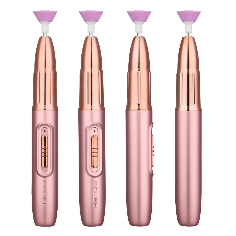 Portable Handheld Electric Nail Polisher Rechargeable Powerful Wireless Nail Dryer Low Noise Nail Grinder Kit for Beginners