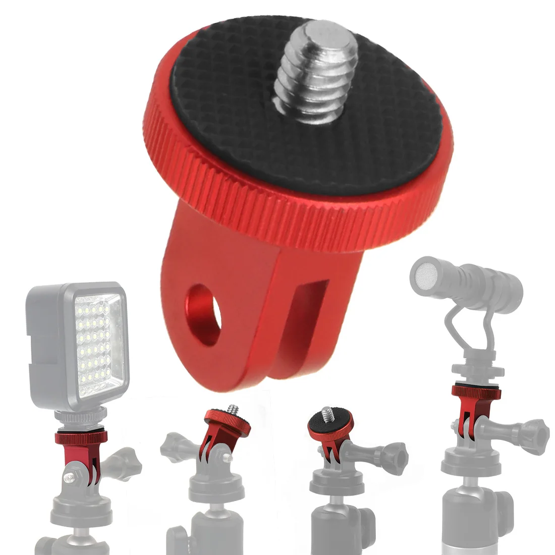 For insta360 X5 Metal Mini Tripod Convert Mount 1/4" Screw Quick-Release Base fo