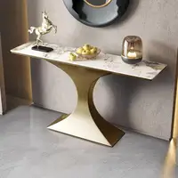 Table Console esthétique entrées modernes Table minimaliste rangement Unique Mesita Recibidor De Entrada meubles De salon 1
