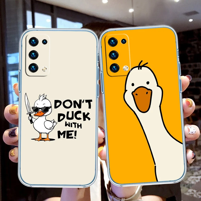 QT17 DUCK Cartoon High-End Phone Case