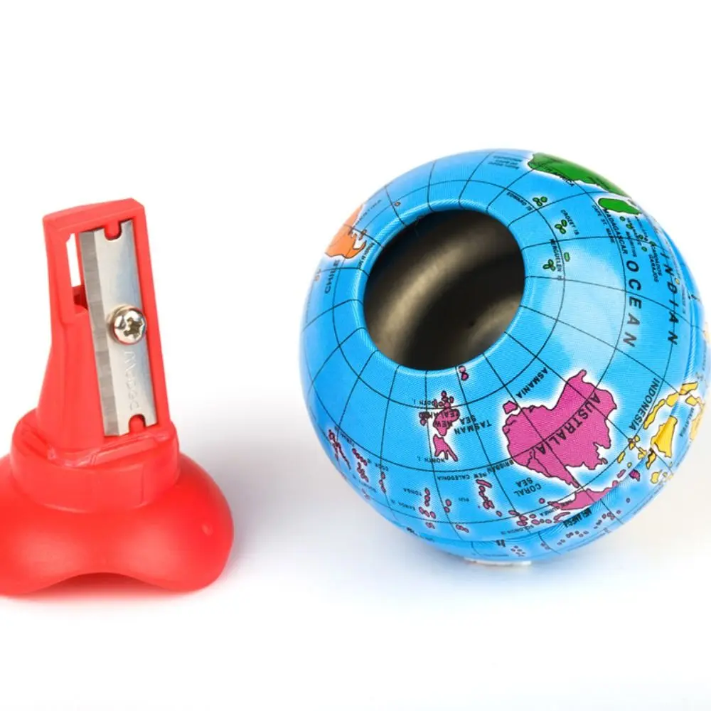 Student Creative Stationery Drawing Sketching Pencil Cutting Tools Globe Pencil Sharpener Art Supplies School Office Supplies - 2