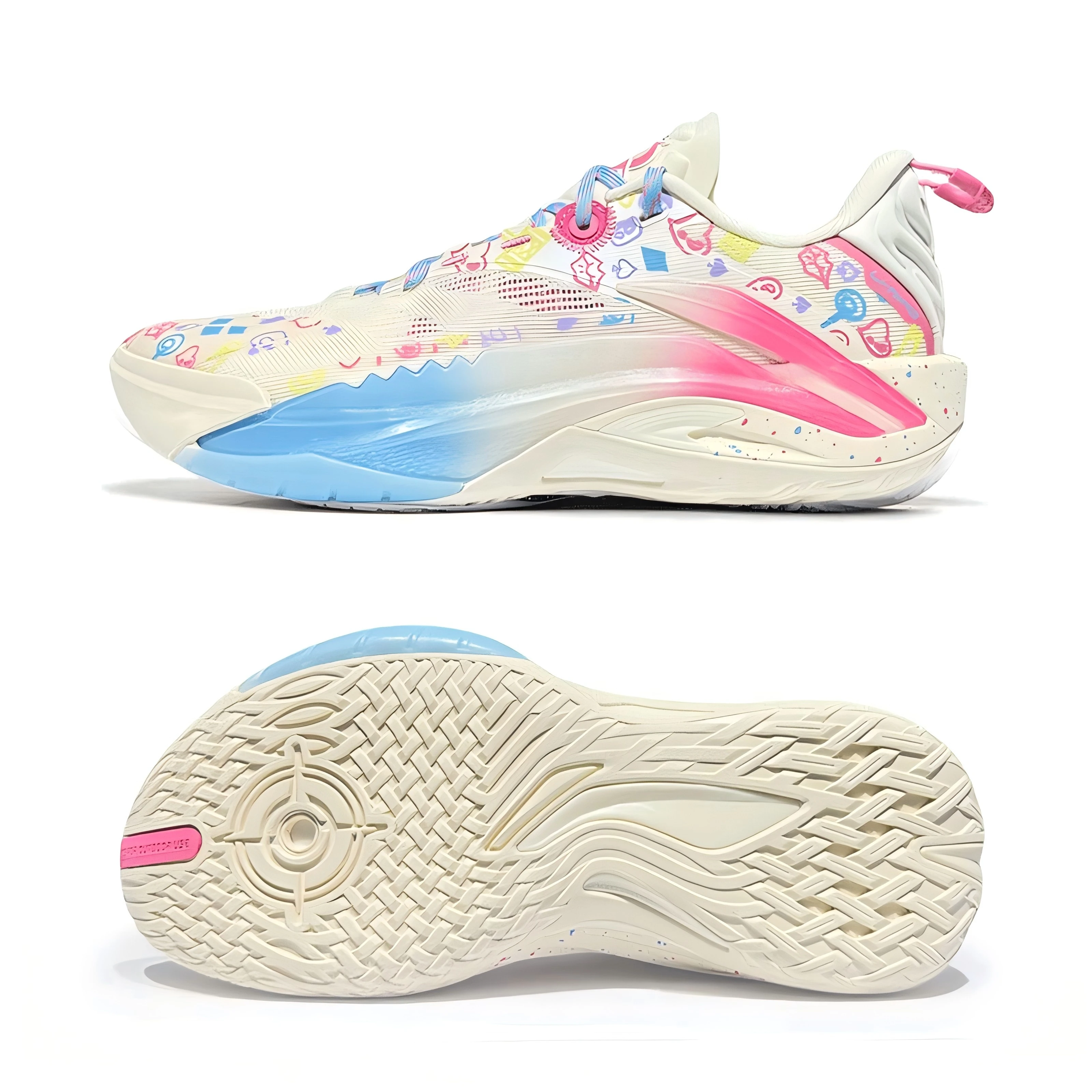 Li-Ning Men's BADFIVE SNIPER I SUPER On Door Basketball Shoes BOOM