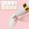 4 in 1 Nail Art Dotting Tools Nail Drill Point Nail Tools Dot Painting Tools Nail Point Press Type Point Drill Pen Rotary Tool 4