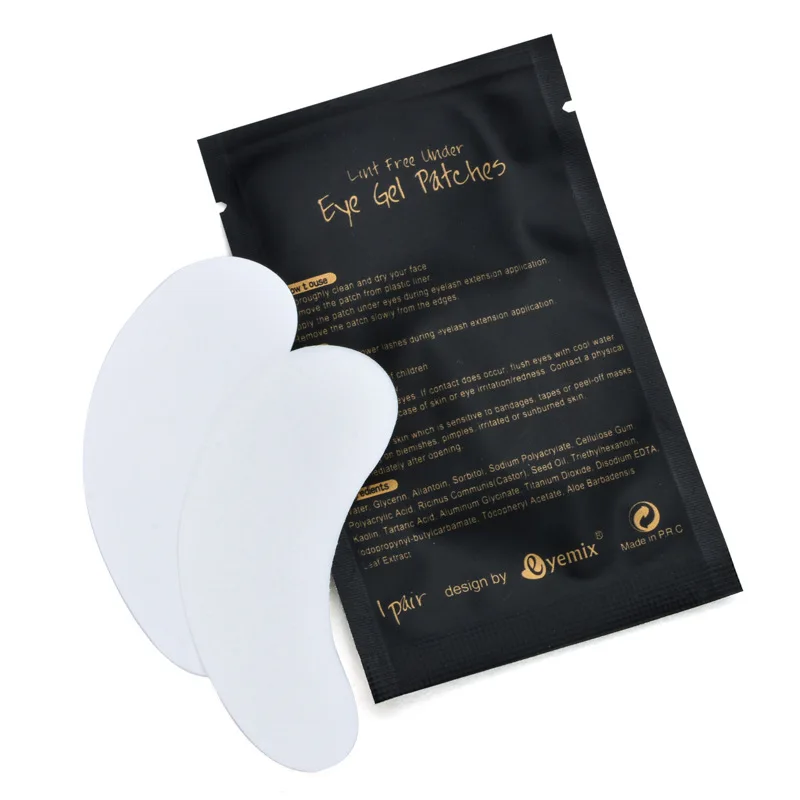 100Pairs Lint Free Under Eye Gel Pads Hydrating Eye Paper Patches Grafted Eyelashes Extension Tips Sticker Wraps Makeup Tool fake eyelashes,eyelash patch,eyelash pads,eyelash patches,eyelash extension tape,eyelash accessories,eyelash extender,eyelash extension supplies,eye patches
