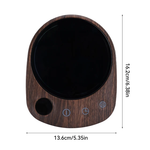 Piastra riscaldante elettrica per bevande 200W Smart Tea al latte Tazza da caffè Scaldatazze per scrivania 5 temperature con timer Spegnimento automatico 6