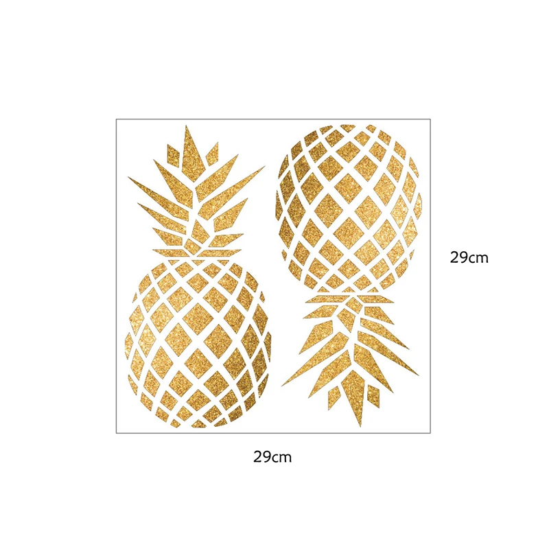 Scandinavian Style Creative Pineapple Children's Room Restaurant Bedroom Wall Stickers Simple European DIY home decorations 1PC