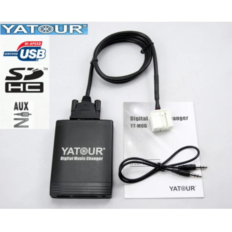 Yatour Car Audio Usb Sd Aux Stereo Digitale Per Acura Honda Accord Civic Crv Adapter Ytm06