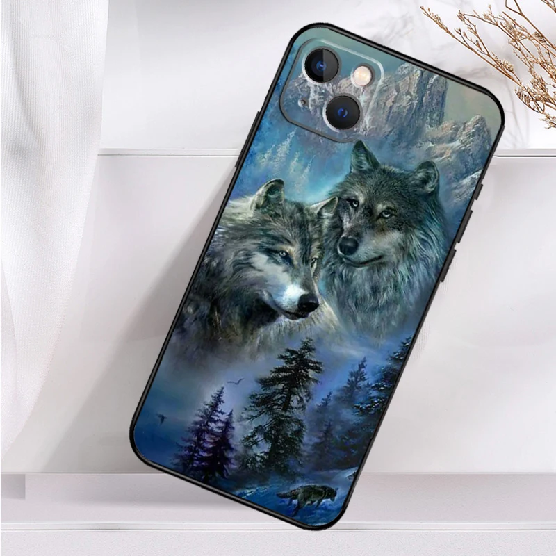 Wild Wolf Soft Cover Phone Case - Striking Design