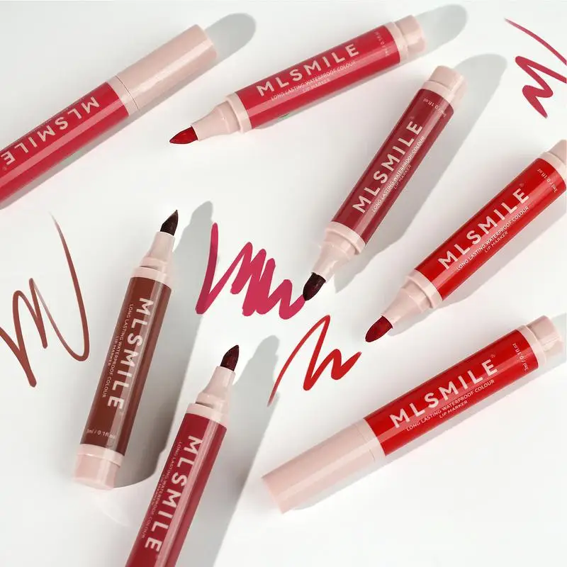 Lip Stain Pen 4pcs Long Lasting Lip Pen Long Lasting Lip Stain Lip Pencil Longwear Lipstick Makeup Smooth Application Natural 4