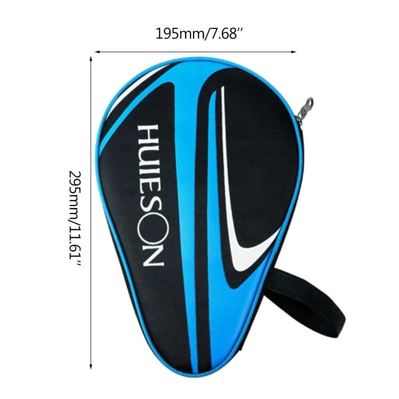 Table Tennis Racket for CASE Pong Bat Carry Bag Cover Hold 1 Paddles Table Tenni