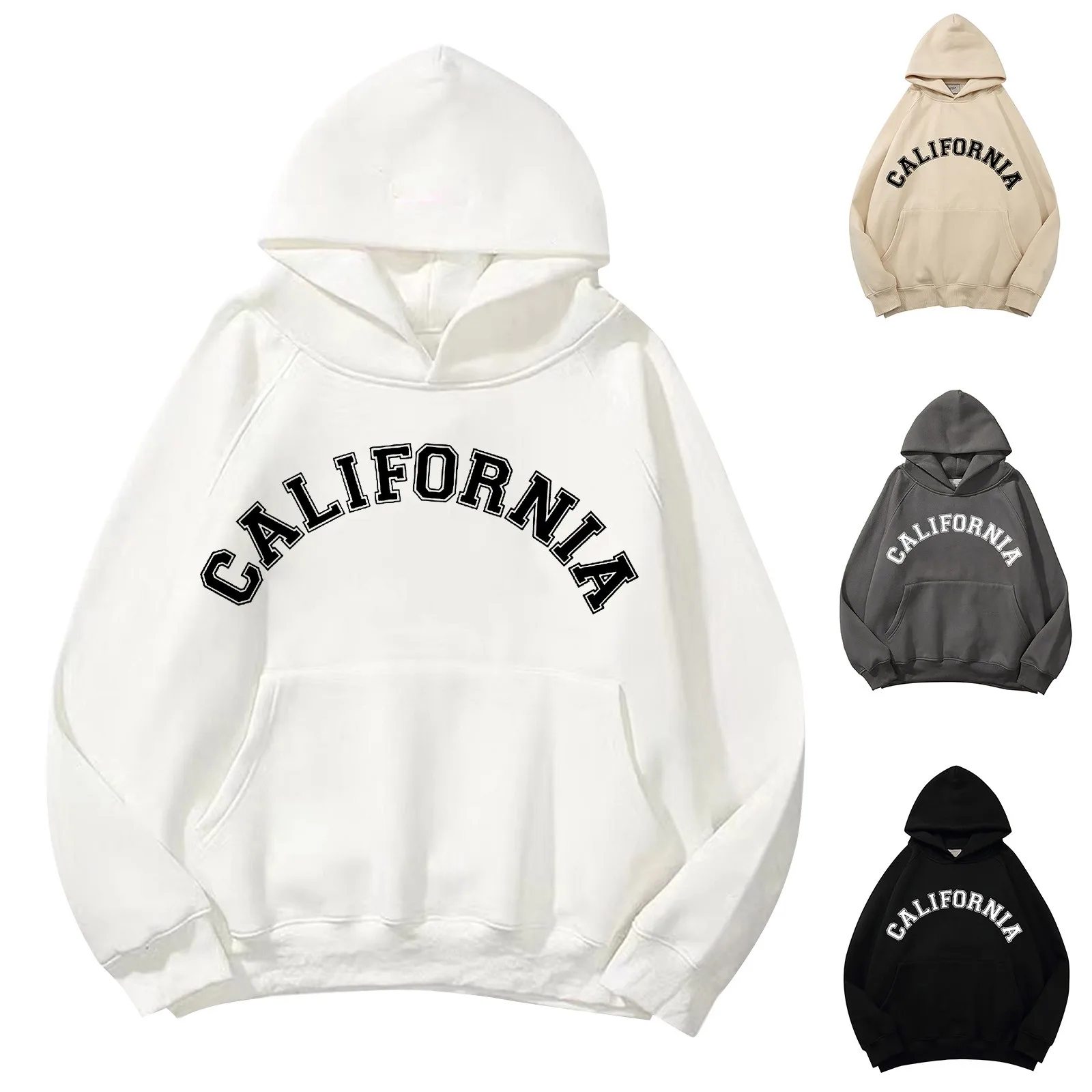 

Женская толстовка с капюшоном на молнии с рукавами реглан и надписью, Женская толстовка на молнии, Женский пуловер с капюшоном