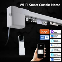 NEW!! Smart Life Tuya Wifi Electric Smart Curtains Drive Motor Rail Rod Track System Support Google Assistant Alexa 1