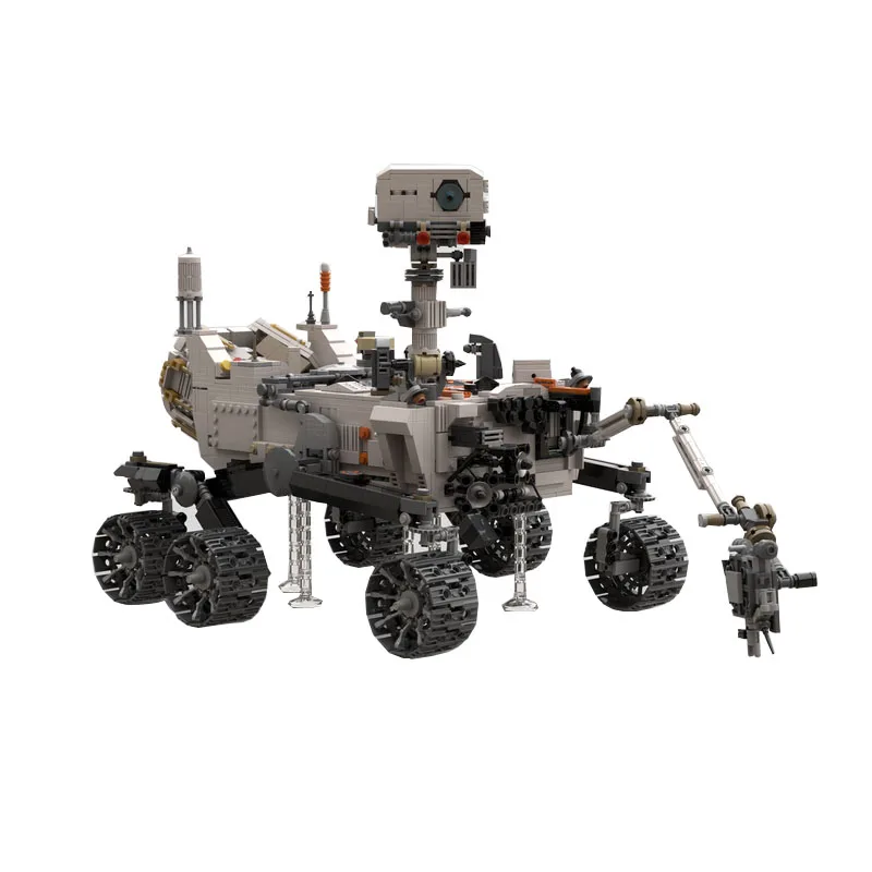 Moc-80946 Mars Pettisity Rover 1:9 Scale Assembly Stitch Building Blocks Modello; 2682 Part Building Blocks Regalo Per Bambini
