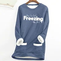 Women's Hoodies plus Size Slim Fit Base Sweatershirt Street Long Sleeve Breathable Comfortable Autumn Faion Ladies' Shirt