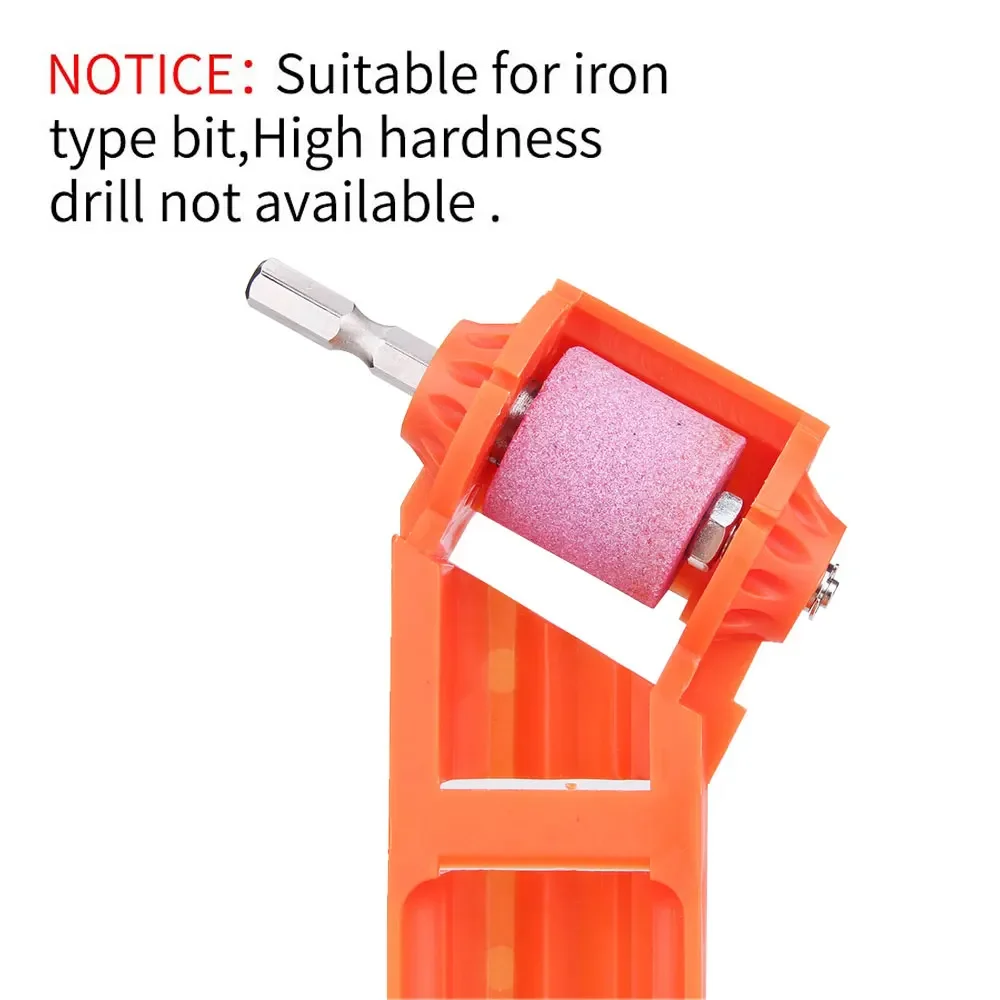Drill Bit Sharpener Corundum Grinding Wheel Bit Tool Twist Drill Sharpen Machine for Step Dremel Accessories