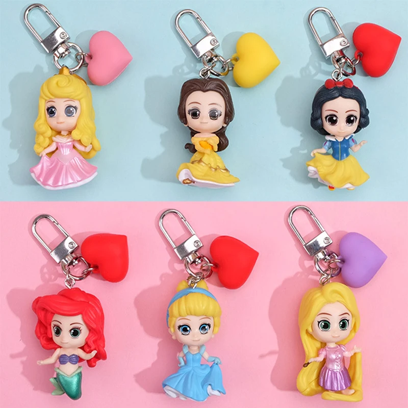 Disney Princess 8" Soft Toys Aurora Cinderella Belle & Rapunzel 