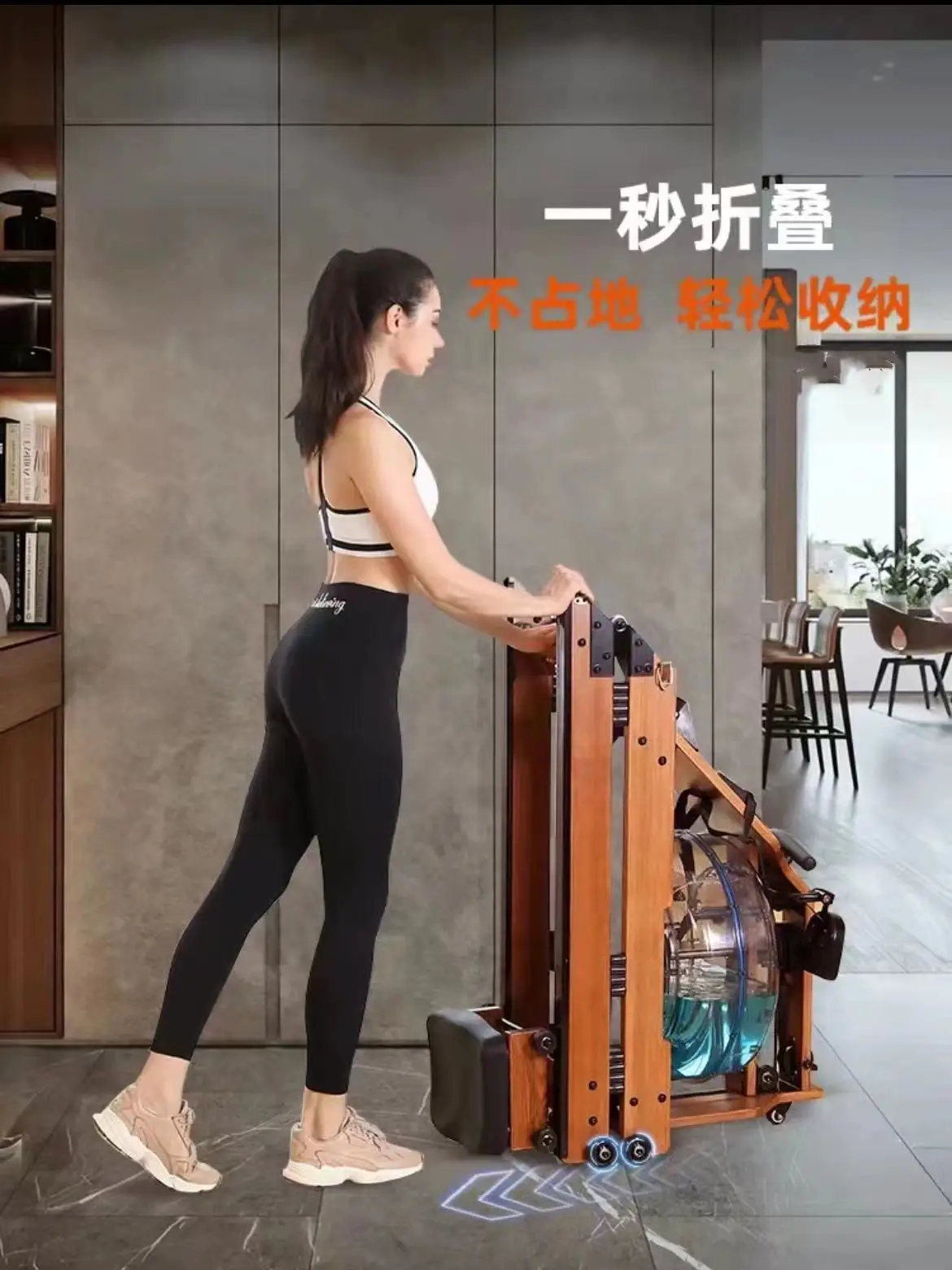 Vogatore A Resistenza All'Acqua Elite Avvocato La Stessa Aspirazione Della Pancia Silenziosa Attrezzatura Per Il Fitness Domestica Indoor Intelligente