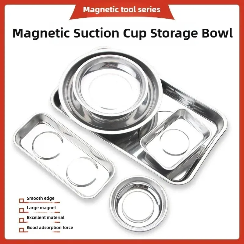 Square Magnetic Bowl Tray for Easy Access