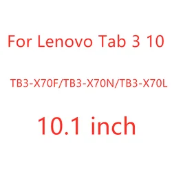 Premium 10.1 Tempered Glass Screen Protector for Lenovo Tablet - Bubble Free HD Protective Film (TB3 - X70F X70N X70L)