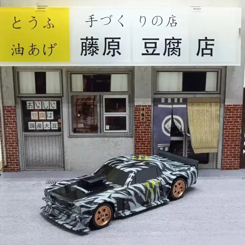 1/43 GTR Drift Rc Car 4WD High speed Remote Control Car 2.4G Four Wheel Drive Radio Controlled Mini Racing Model Boy Toy Gift 5
