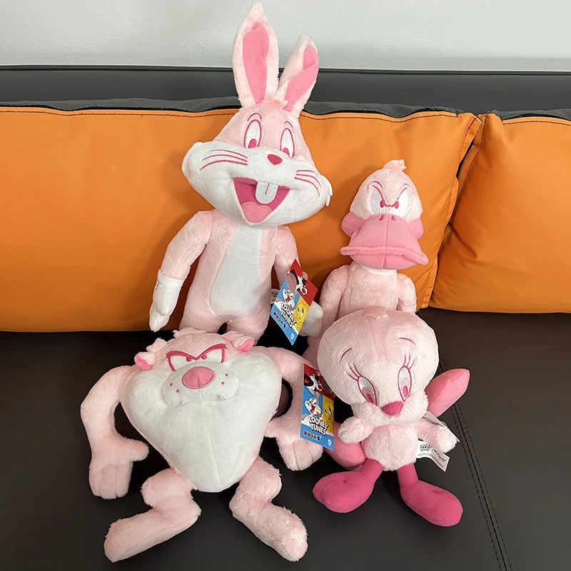Looney Tunes Bugs Bunny Peluche Action Figures Tweety Bird Ola Bunny Anime Cartoon Movie Plushies Peluche Bambola Giocattoli Regalo