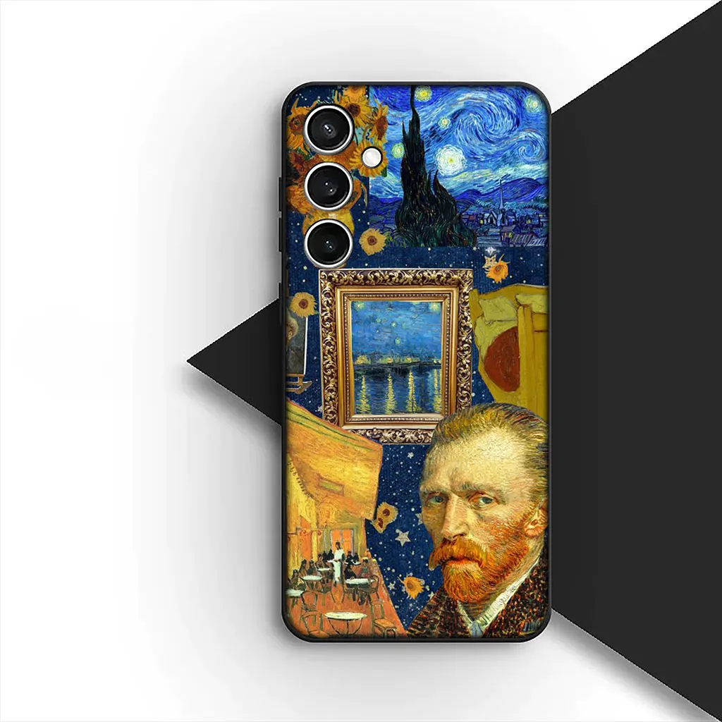 Starry Night Van Gogh Art Premium Phone Case Cover