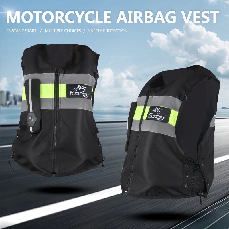 Motorcycle Air Bag Vest Motorcycle protective Jacket Moto Air-bag Vest  Motocross Racing Riding Airbag CE Protector S-3XL Unisex