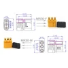 5 / 10 / 50 pair AMASS MR30 Male Female Connector Plug with Sheath Connector for RC Lipo Battery RC Multicopter Airplane 6