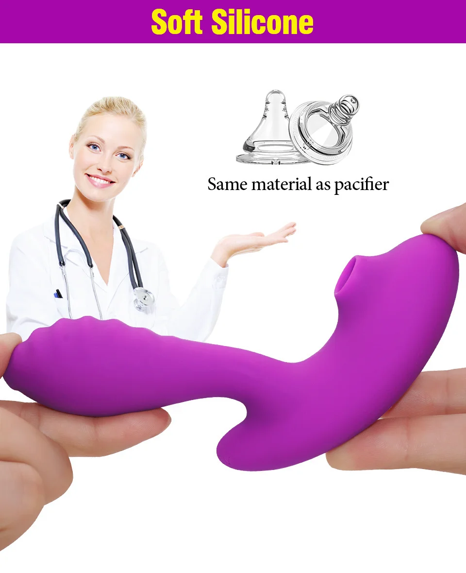 Wireless Remote Control Invisible Wearable Sucking Vibrator For Women G Spot Clit Sucker Clitoris Stimulator Dildo Sex Toy Shop