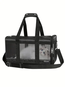 Dog Carrier Pet Carrier for Small Medium Cats Dogs Puppies up to 16 Lbs, TSA Airline Approved Small Dog Carrier Soft Sided
