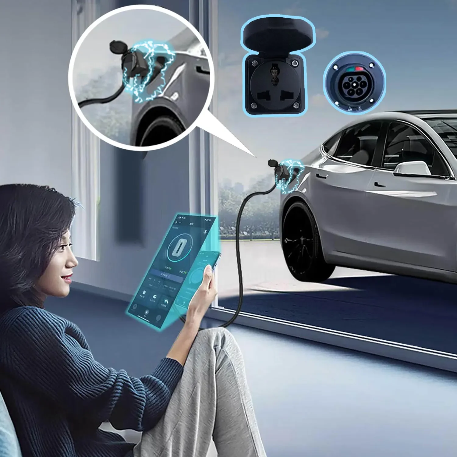 Рисунок 3 - Разъем бокового разряда электромобиля