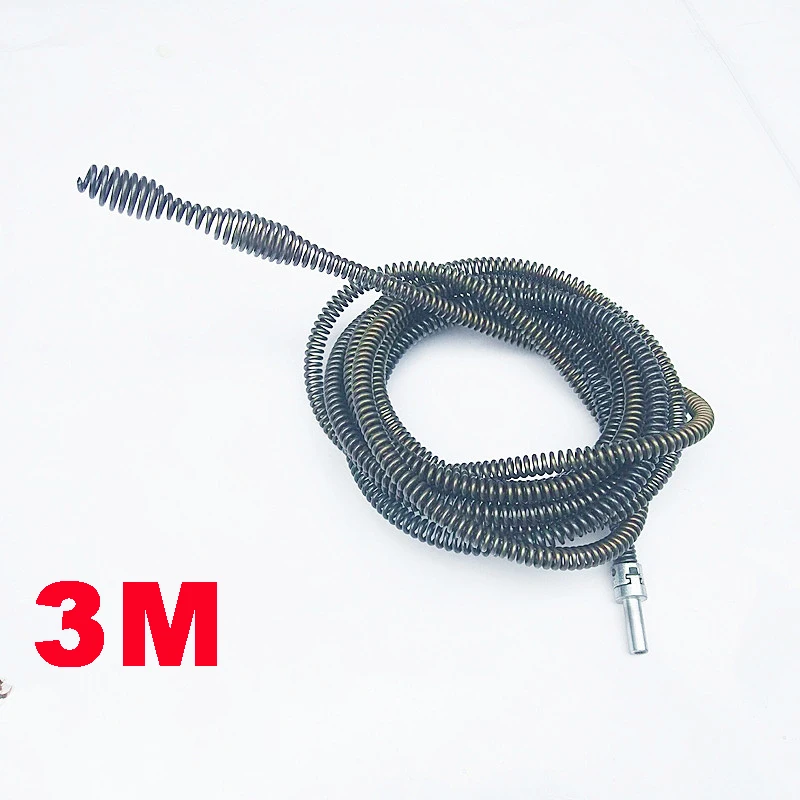 1.5M/3M/5M Pipe Dredging Spring Drain Cleaner Sewer Sinks Basin Pipeline Clogged Remover Bathroom Kitchen Toilet Cleaning Tools