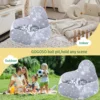 Foldable Ball Pit, Baby Pop-up Ball Pit Pool for Kids Toddlers Pets Play Tent with Hoop Indoor Outdoor Boys Girls 5