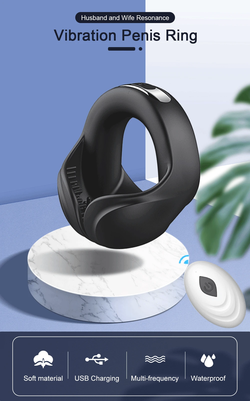 Vibrator Wireless Remote Control Cock Penis Ring Delay Ejaculation Erection Scrotum Stimulator Adult Sex Toy for Man Masturbator