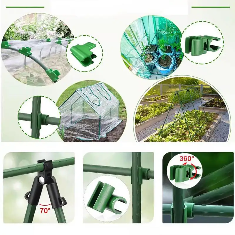

Adjustable Greenhouse Garden Clips For Vegetable Growing Upright Plant Holder Reusable Stem Support Self-Adhesive And Durable