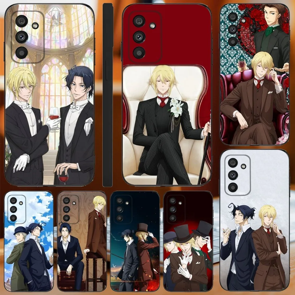 Чехол для телефона с аниме Moriarty The Patriot для Samsung Galaxy A13,A21s,A22,A31,A32,A52,A53,A71,A80,A91, мягкий черный Чехол