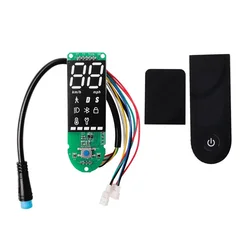 Enhanced Electric Scooter Dashboard Display with Cover - Replacement Dashboard Circuit Board Accessories (Dashboard and cover)