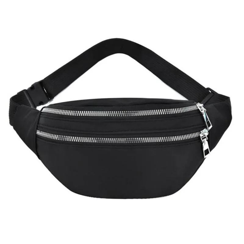 Sac De Course Ceinture Avec Porte-bouteille D'eau – Rose Fluo – Imperméable – Taille Unique
