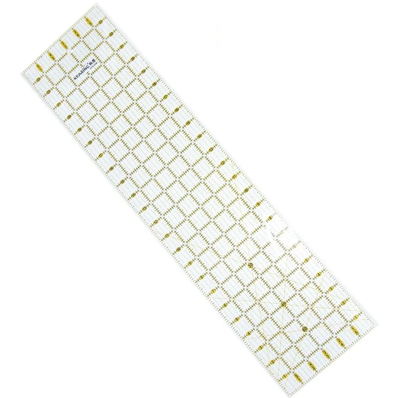 24"*6" Sewing Ruler Quilting Ruler Clear Acrylic Quilt Grid Sewing Measuring Tools 3mm Thickness KPR2406