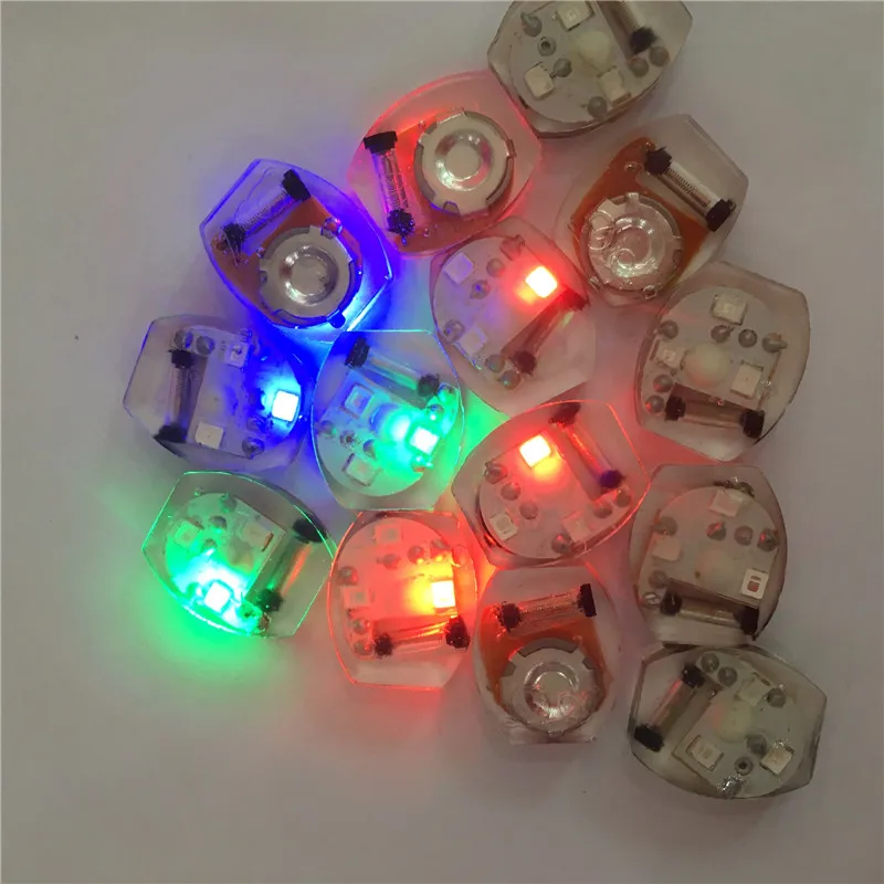 50Pcs Led Glittering Light Shoes Vibrating Colorful Lamp Resin Mould Filler  DIY RGB Crafts Decorations Epoxy Accessories 2