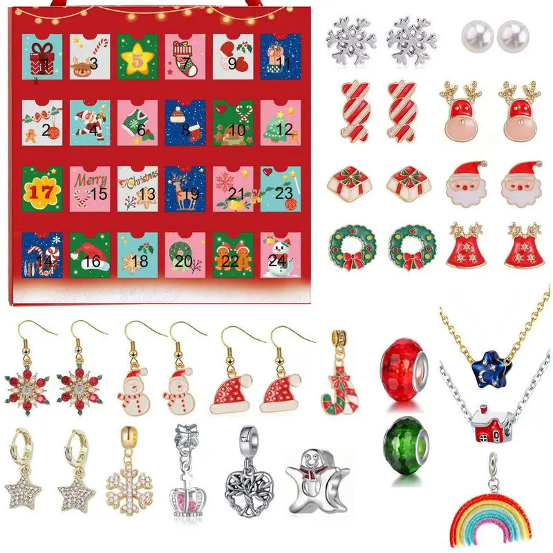 Jewelry Advent Calendar Christmas Countdown Calendar Box 24 Jewel jewelry-advent-calendar-christmas-countdown-calendar-box-24-jewel