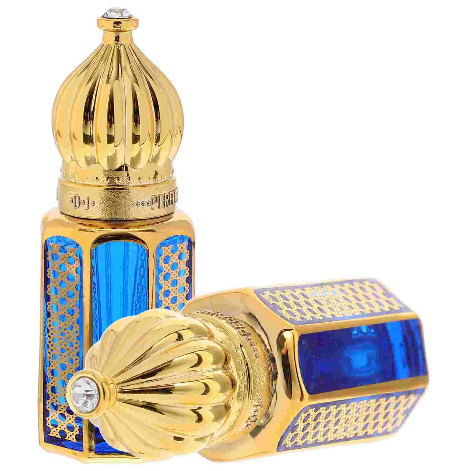 

Perfume Bottles Refillable Aromatherapy Bottles Vintage Glass Perfume Dispenser Roll-On Bottles Empty Perfume Bottle