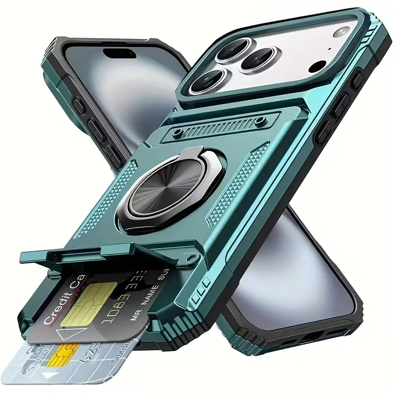 Heavy-Duty Shock-Proof Phone Cases with Dual SIM Card Slots