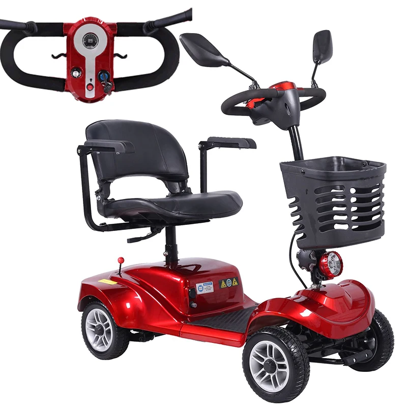 Scooter Per Disabili Scooter Elettrico Tricicli Per Disabili Sedia A Rotelle Pieghevole Compatto Mobile Resistente Per Anziani